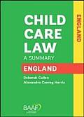 Child Care Law: England and Wales