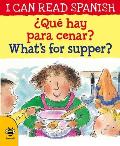 quÃ© Hay Para Cenar Whats for Supper I Can Read Spanish