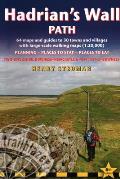 Hadrians Wall Path 59 Large Scale Walking Maps & Guides to 29 Towns & Villages Planning Places to Stay Places to Eat