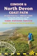 Exmoor & North Devon Coast Path British Walking Guide SW Coast Path Part 1 Minehead to Bude 55 Large Scale Walking Maps 120000 & Guides to 30 Towns & Villages Planning Places to Stay Places to Eat