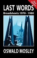 Last Words: Broadsheets 1970-1980