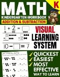 Math Kindergarten Workbook: Addition and Subtraction, Numbers 1-20, Activity Book with Questions, Puzzles, Tests with (Grade K Math Workbook)