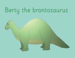 Berty the brontosaurus