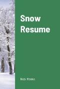 Snow Resume