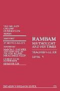 Rambam: His Thought and His Time (Teacher's Guide)