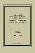 Approaches to Ancient Judaism, Volume VI: Studies in the Ethnography and Literature of Judaism