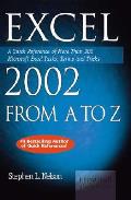 Excel 2002 From A To Z A Quick Reference