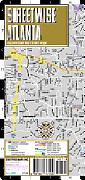 Streetwise Atlanta Map Laminated City Center Street Map of Atlanta Georgia Folding Pocket Size Travel Map