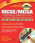 MCSE MCSA Implementing & Administering Security in a Windows 2000 Network Exam 70 214 Study Guide & DVD Training System
