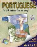 Portuguese in 10 Minutes a Day Language Course for Beginning & Advanced Study Includes Workbook Flash Cards Sticky Labels Menu Guide Software