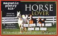 Horse Lover Kit (Magnetic Poetry)