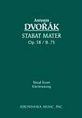 Stabat Mater, Op.58: Vocal score