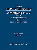 Symphony No. 2 'Antar', Op.9: Study score