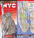 Five Boros NYC Streetsmart Laminated Map
