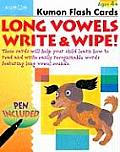 Long Vowels Write & Wipe! Flash Cards [With Toxic-Free Pen]