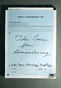 Cure for Remembering A Dr Nora Sternberg Mystery