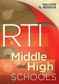 RTI in Middle and High Schools