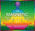 Magnetic Meditation Kit 5 Minutes to Health Energy & Clarity With Stones & Velvet Bag