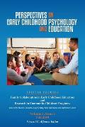 Perspectives on Early Childhood Psychology and Education Vol 3.2: Family Collaboration in Early Childhood Education and Research in Community Childcar