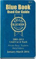 Kelley Blue Book January March 2016 Used Car Guide Consumer Edition