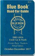 Kelley Blue Book Used Car Consumer Edition October December 2017