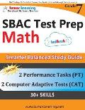 SBAC Test Prep: 7th Grade Math Common Core Practice Book and Full-length Online Assessments: Smarter Balanced Study Guide With Perform