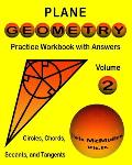 Plane Geometry Practice Workbook with Answers Circles Chords Secants & Tangents