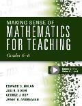Making Sense of Mathematics for Teaching Grades 6-8: (Unifying Topics for an Understanding of Functions, Statistics, and Probability)