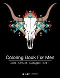 Coloring Book For Men: Anti-Stress Designs Vol 1