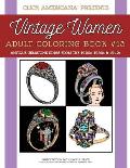 Antique Gemstone Rings from the 1920s, 1930s & 1940s: Vintage Women: Adult Coloring Book #13
