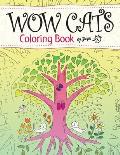 WOW CATS Coloring Book by Junko (Japanese-English edition)