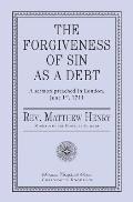 The Forgiveness of Sin As a Debt