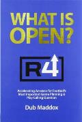 What Is Open: Accelerating Answers for Football's Most Important Game Planning & Play Calling Question