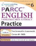 PARCC Test Prep: Grade 6 English Language Arts Literacy (ELA) Practice Workbook and Full-length Online Assessments: PARCC Study Guide