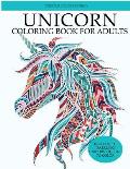 Unicorn Coloring Book Adult Coloring Book with Beautiful Unicorn Designs
