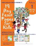 19 Day Feast Pages for Kids Volume 1 / Book 2: Introduction to the Bah?'? Months and Holy Days (Months 5 - 8)