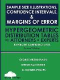 Sample Size Illustrations, Confidence Intervals, & Margins of Error: Hypergeometric Distribution Tables for Attorneys & Experts: 80 Percent Confidence