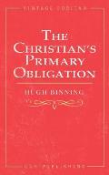 The Christian's Primary Obligation