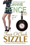 Four O'Clock Sizzle [Large Print]: An Inspector Rebecca Mayfield Mystery