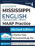 Grade 4 English Language Arts Literacy (ELA) Practice Workbook and Full-length Online Assessments: MAAP Study Guide