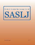 Society for American Sign Language Journal:: Vol. 1, No. 1