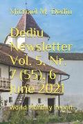 Dediu Newsletter Vol. 5, Nr. 7 (55), 6 June 2021: World Monthly Report