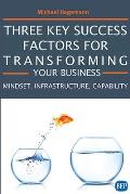 Three Key Success Factors for Transforming Your Business: Mindset, Infrastructure, Capability