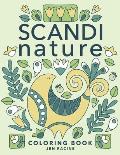 Scandi Nature Coloring Book: Easy, Stress-Free, Relaxing Coloring for Everyone
