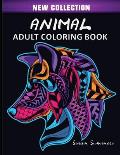 Animal Adult Coloring Book