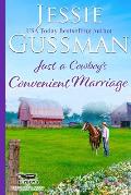 Just a Cowboy's Convenient Marriage (Sweet western Christian romance book 1) (Flyboys of Sweet Briar Ranch in North Dakota) Large Print Edition