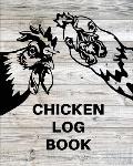 Chicken Record Keeping Log Book: Chicken Hatching Organizer, Flock Health Log and Management Journal, Incubating Notebook, Egg Turning Schedule, Backy