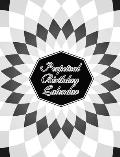 Perpetual Birthday Calendar: Geometric Optical Illusion Themed Hardbound Birthday Book Daily Monthly Organizer 8x10 Desk Diary For Birthdays, Impor