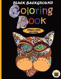 Black Background Coloring Book