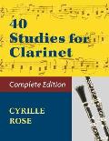 40 Studies for Clarinet (Book 1, Book 2)